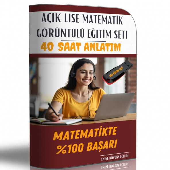 Açık Lise Matematik Tüm Dersler Görüntülü Eğitim Seti ürün görseli 1