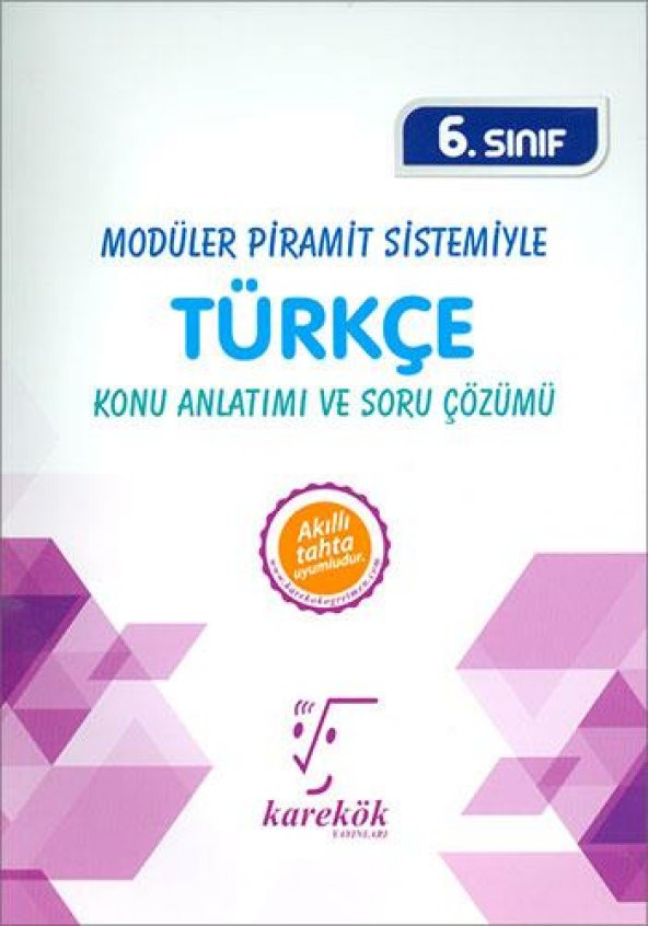 6.SINIF TÜRKÇE KONU ANLATIM SORU ÇÖZÜM  KAREKÖK ürün görseli 1