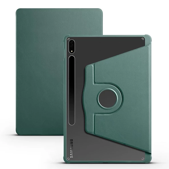 Galaxy Tab S8 Plus SM-X800 Kılıf Termik Kalem Bölmeli Dönebilen Standlı Kılıf ürün görseli 1