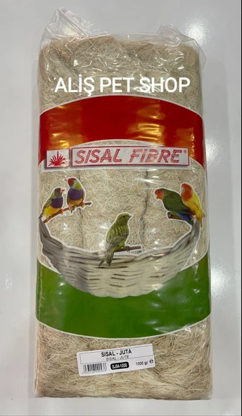 Sisal Fibre Yuva yapmak için sisal ve juta lifleri 1000 gr ürün görseli 1