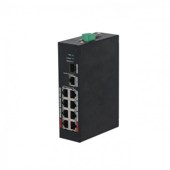 DAHUA PFS3110-8ET-96-V2 8 Port PoE Metal Switch ürün görseli 1