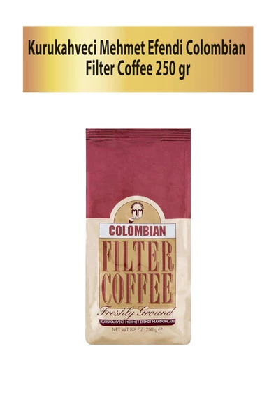 Mehmet Efendi Kurukahveci Colombian Filtre Kahve 250 gr ürün görseli 1