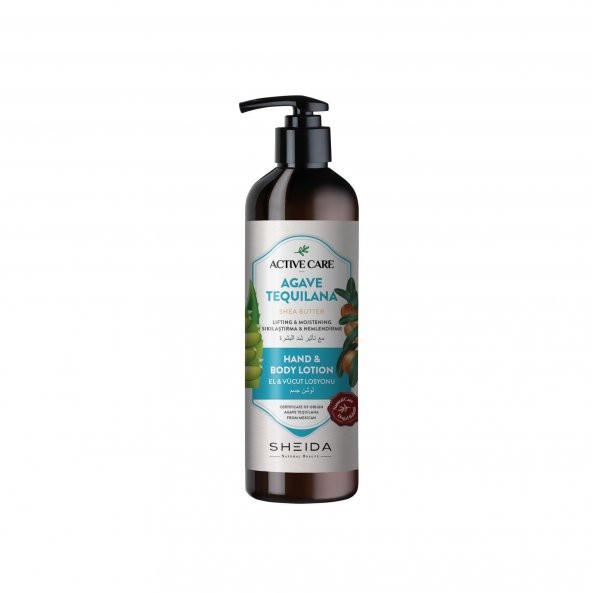 Sheida Active Care El & Vücut Losyonu 500ml Sıkılaştırma & Nemlendirme ürün görseli 1
