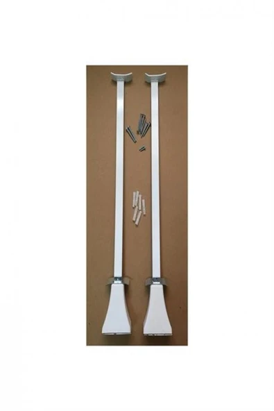 ŞİMAŞ HAVLUPAN Panel Radyatör Ayağı / Yer Konsolu 40 cm Yere Sabitleme Beyaz 1 Çift (2 Adet) ürün görseli 1