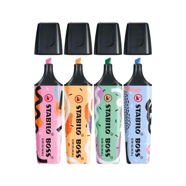 Stabilo Boss Orıgınal Pastel - By Ju Schnee 4'Lü Paket 51013410 ürün görseli 1
