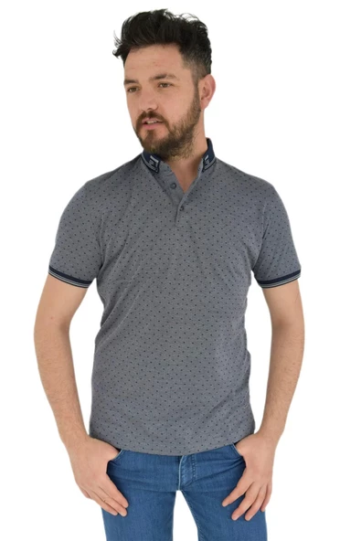 Erkek Polo Yaka Tişört R4160 BGL-ST02776 ürün görseli 1