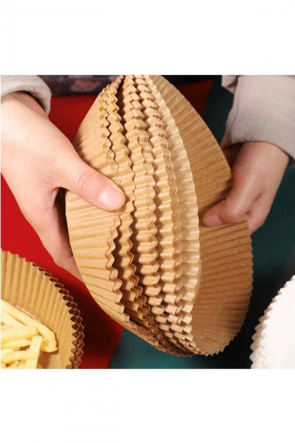 25 Adet Büyük Boy Airfryer Pişirme Kağıdı Hava Fritözü Xiaomi Philips Yağsız Tefal Kumtel Mi Kağıt ürün görseli 1