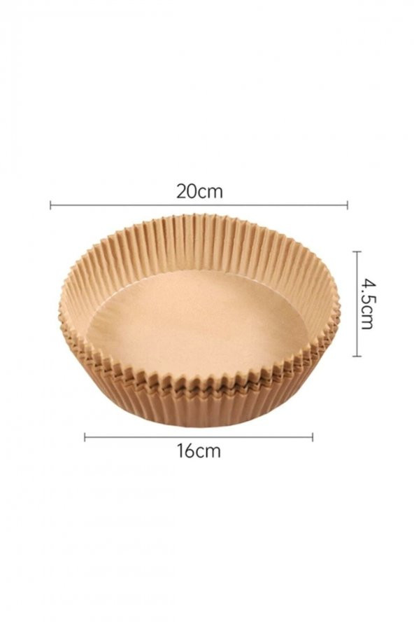 50 Adet 16X20cm Airfryer Pişirme Kağıdı Hava Fritözü Xiaomi Philips Yağsız Tefal Kumtel Mi Kağıt ürün görseli 1