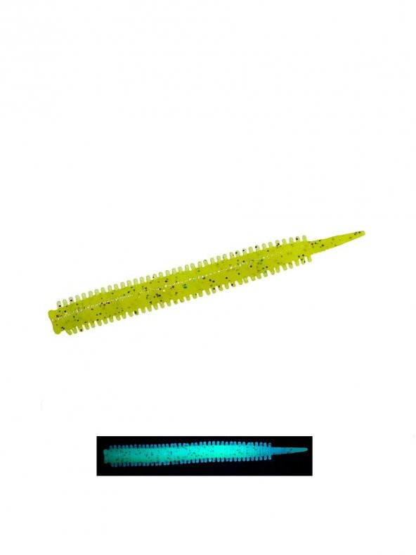 Fujin Yummy Sandworm 7cm LRF Silikonu Yellow ürün görseli 1
