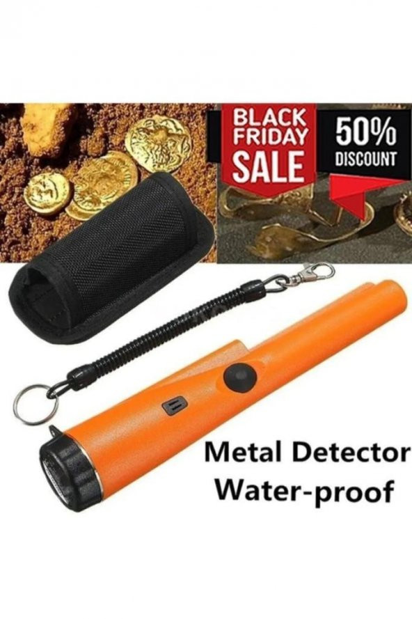 GP Pointer 360° Metale Duyarlı Altın Define Arama Bulma Dedektörü - Resim 2