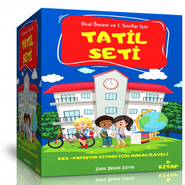 Okul Öncesi ve 1. Sınıflar İçin YAZ Tatil Seti (6 Kitap) ürün görseli 1