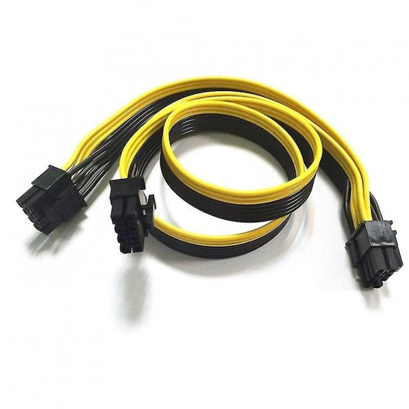 DELL T5820 T5810 T7820 Sunucu GPU Video Kartı Güç Kablosu PCI-E Çift 8pin(6+2) ürün görseli 1
