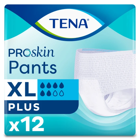 Tena Proskin Pants Plus Emici Külot, En Büyük Boy (Xl), 6 Damla, 12'LI ürün görseli 1