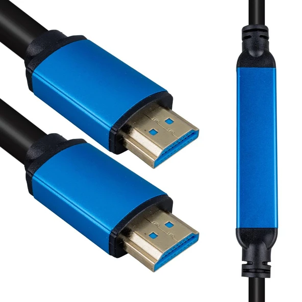 Ayt Fully G-508B Örgülü Çipsetli Çift Filtreli Hdmi Kablo 40 Metre Bilgisayar Tv Uydu Görüntü Kablosu ürün görseli 1