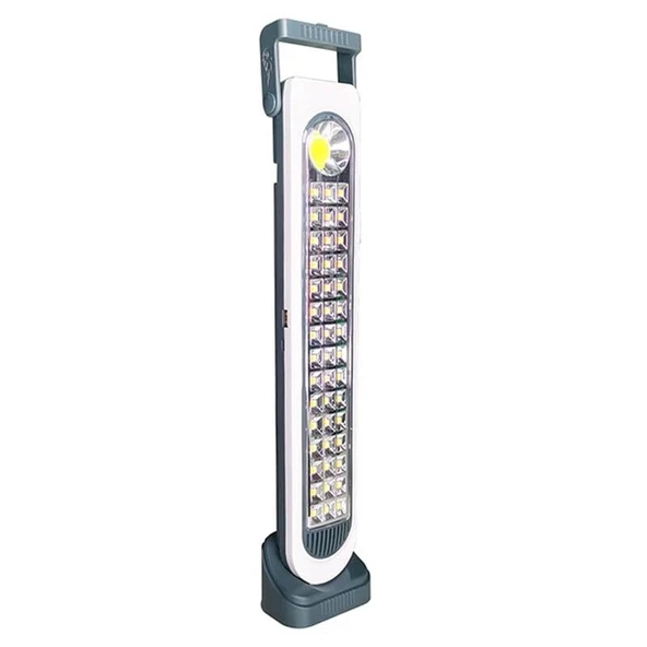 Powermaster Solar Güneş Enerjili Ve Şarjlı Işıldak 45 Ledli 45W Beyaz Led Aydınlatma Kamp ve Ev Işıldağı ürün görseli 1