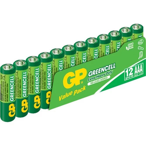 GP İnce AAA 12'li Kalem Pil 24G-VS12 ürün görseli 1