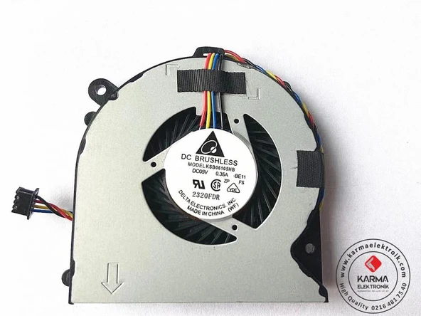 KSB06105HB uyumlu Cpu Fan - Resim 2