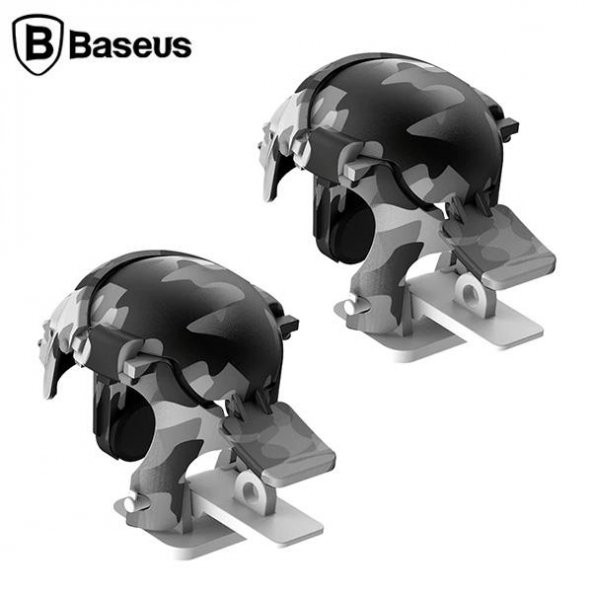 Baseus Gamo Gamepad Oyun Ateşleyici - Kamuflaj Gri ürün görseli 1