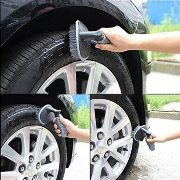 Zhltools 6 Parçalı Araba ve Lastik temizleme Premium Set - Resim 3