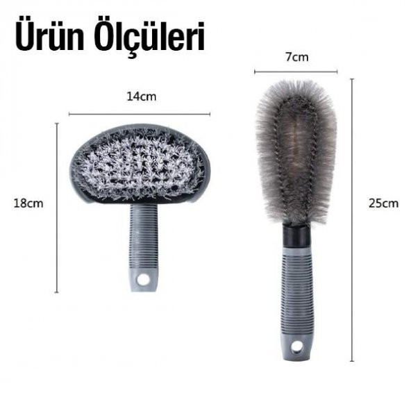 Zhltools 6 Parçalı Araba ve Lastik temizleme Premium Set - Resim 5