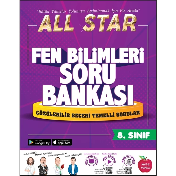 Newton Yayınları 8. Sınıf Fen Bilimleri All Star Soru Bankası ürün görseli 1