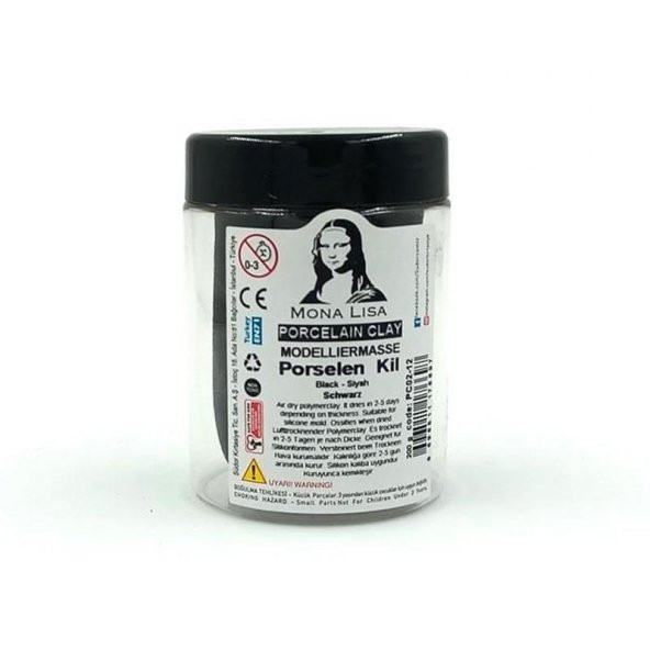 Monalisa Porselen Kil Siyah 200 gr ürün görseli 1