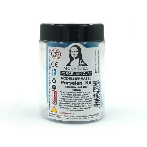 Monalisa Porselen Kil Açık Mavi 200 gr ürün görseli 1