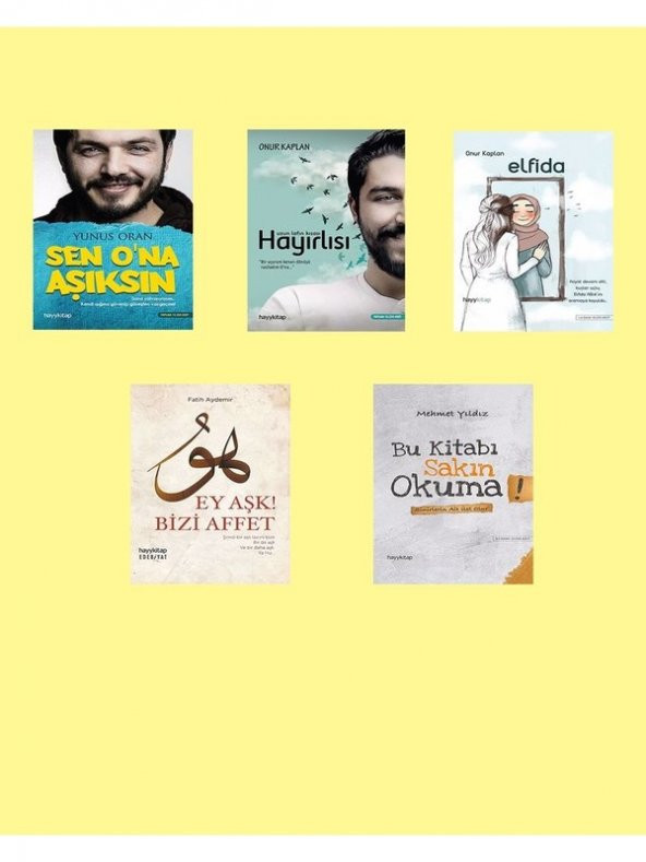 Mehmet Yıldız - Onur Kaplan - Yunus Oran - Fatih Aydemir - 5li Kitap Seti ürün görseli 1