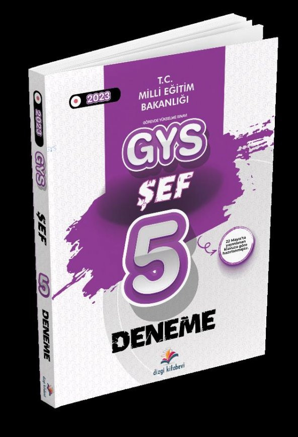 2023 Milli Eğitim Bakanlığı GYS Şef 5 Deneme Dizgi Kitap ürün görseli 1