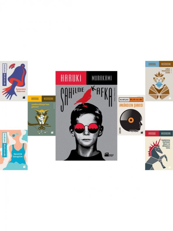 Haruki Murakami 7 Kitap Set (Kumandanı Öldürmek, Zemberekkuşu, Sputnik Sevgilim, Sahilde Kafka, Imkansızın Şarkısı, Yaban Koyununun Izinde, Haşlanmış Harikalar Diyarı ve Dünyanın Sonu) ürün görseli 1