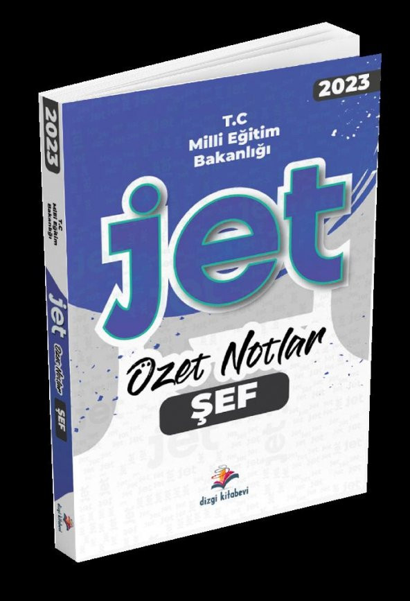 2023 MEB Şef JET Özet Notlar Dizgi Kitap ürün görseli 1