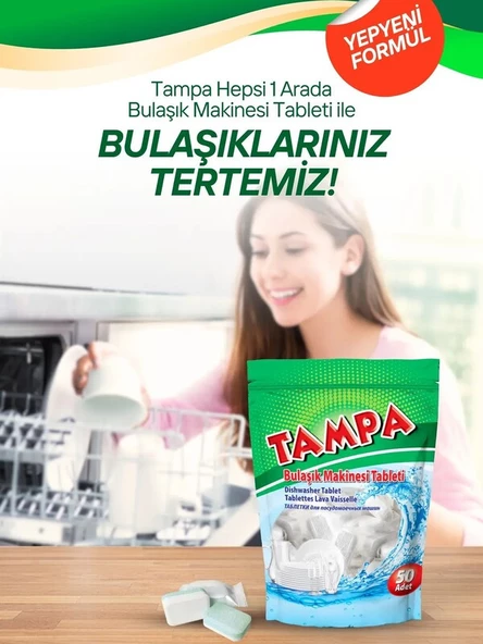 Tampa 9x50 450 Adet Bulaşık Makinesi Tableti ürün görseli 1