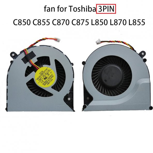 Toshiba Satellite C55, C55-A, C55D, C55D-A Notebook Fan / 3 Pin ürün görseli 1