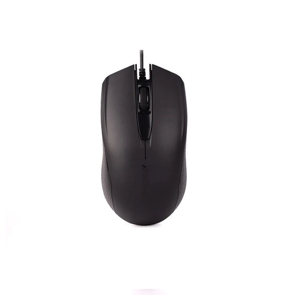 A4-Tech Kablolu Mouse V-Track Siyah (OP-760) ürün görseli 1