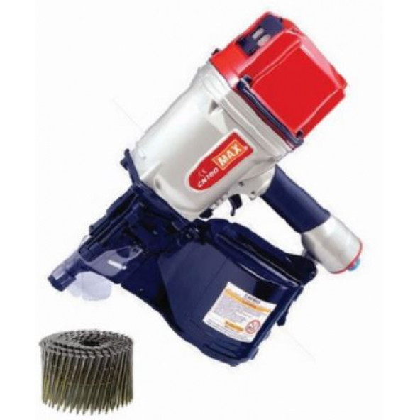 Max CN100 Havalı Rulo Çivi Tabancası ürün görseli 1