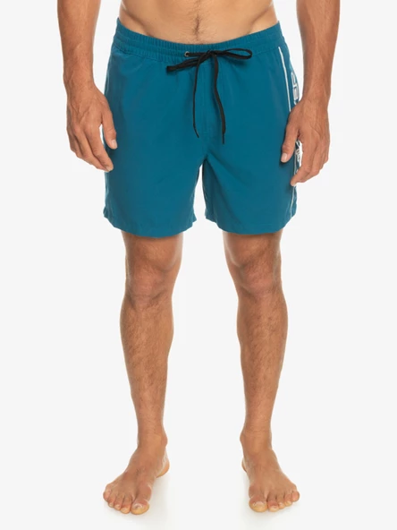 Quiksilver Beli Lastikli Yandan Yazılı Erkek Deniz Şortu EQYJV03987 ürün görseli 1