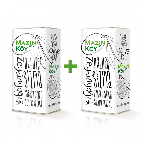 Mazınköy Zeytinyağı 5+5 lt  Yeni Sezon Soğuk Sıkım ürün görseli 1