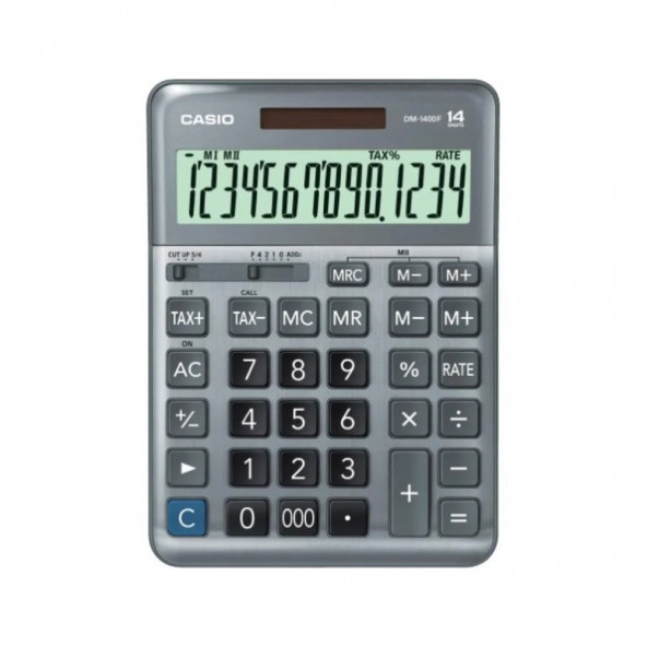 Casio Dm-1400F Masa Tipi 14 Hane Hesap Makinesi ürün görseli 1