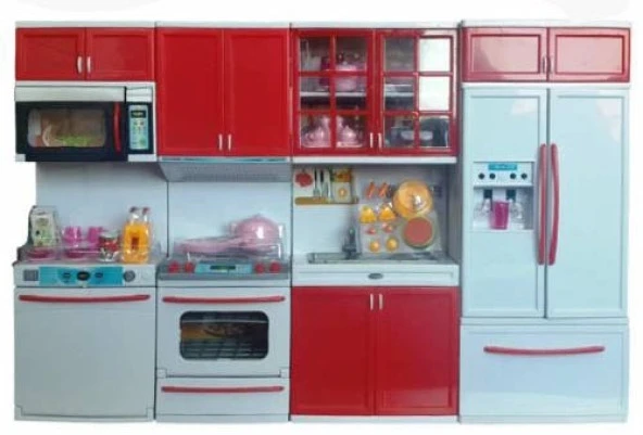 Mutfak Seti - Açılır Kapak, Pilli Işıklı ve Sesli 4 Parça 50x33cm ürün görseli 1