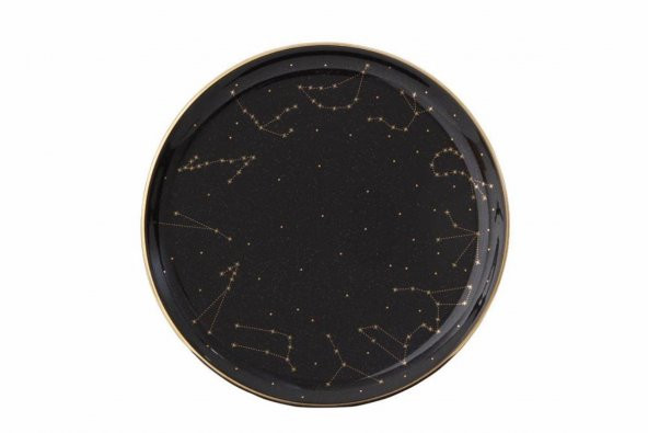 Porland Night Magic Desen3 Düz Tabak 20 cm  04ALM005342 ürün görseli 1