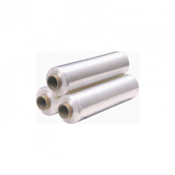 Palet Rulo Streç Film Folyo - Şeffaf - 17 Mikron - 50 Cm. x 300 Metre - 3 Adet ürün görseli 1