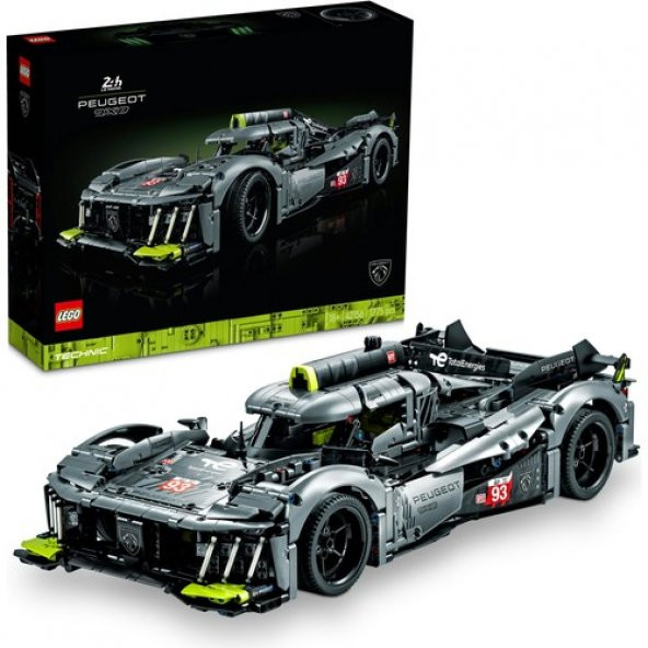 LEGO Technic 42156 PEUGEOT 9X8 24H Le Mans Hybrid Hypercar (1775 Parça) ürün görseli 1