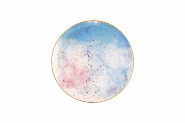 Porland Cosmos Desen5 Düz Tabak 17 cm 04ALM006681 ürün görseli 1