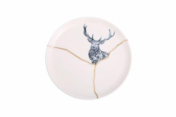 Porland Spirits Geyik Düz Tabak 20 cm 04ALM007048 ürün görseli 1