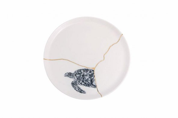 Porland Spirits Kaplumbağa Düz Tabak 20 cm 04ALM007047 ürün görseli 1