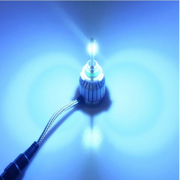 Space 12V Buz Mavisi 9006 Led Far Ampulü (3000LM) ürün görseli 1