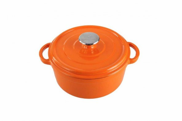 Porland Sapore Turuncu Derin Döküm Tencere 24 Cm 04Fst002570 ürün görseli 1