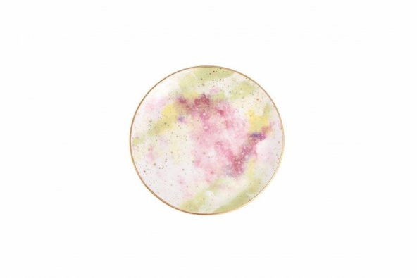 Porland Cosmos Desen2 Düz Tabak 17 cm 04ALM006677 ürün görseli 1