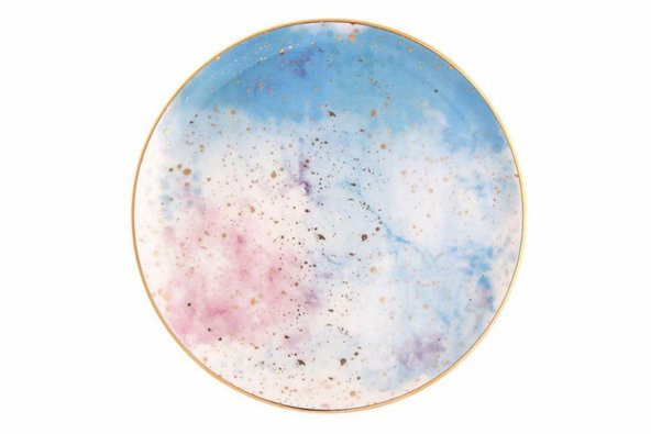 Porland Cosmos Desen5 Düz Tabak 24 cm 04ALM006669 ürün görseli 1