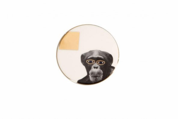 Porland Wild Life Monkey Bardak Altlığı 10x10 cm 04ALM006622 ürün görseli 1